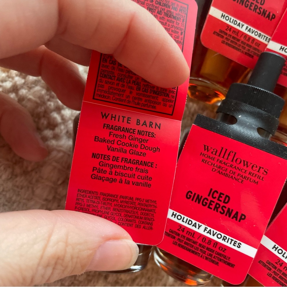 New Bath & Body Works Iced Gingersnap Wallflower Refil